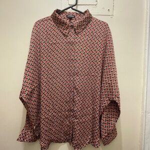 EXPRESS Women Button Up Blouse Size X-LARGE